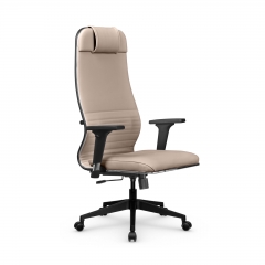 Кресло руководителя Metta L 1m 38К2/2D Infinity Easy Clean MPES Комплект 8 Темно-бежевое