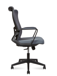 Кресло офисное WAVE LB M3-MBLACK Серый