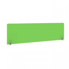 Экран тканевый для стола L1600мм Metal System Б.ТЭКР-4 Зеленый